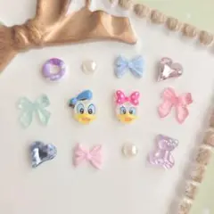 ドナルド デイジー ディズニー ネイルパーツ セット ウィッシュコア レジンのサムネイル