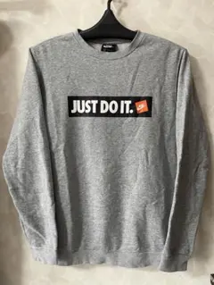 Nike JUST DO IT.グレー トレーナー　メンズＬ