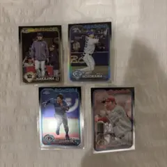 プロ野球 トレーディングカード 4枚セット
