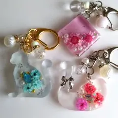 お花たっぷり♪メンダコ／めんだこ めじるしアクセサリー 1つ699