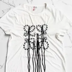 美品 ロエベ アナグラム ステッチ Tシャツ ホワイト M LOEWEのサムネイル