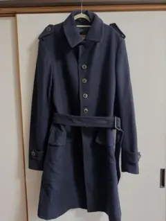 ZARA MAN ネイビー チェスターコート ウエストベルト付き→値下げ中です