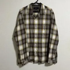 SHIPSJETBLUEオンブレシャツL美品