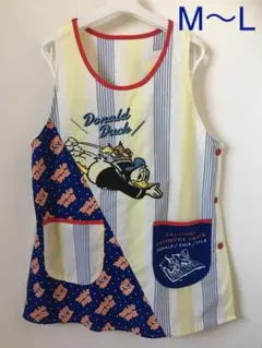 レア　ドナルド　チップ　デール　新品　エプロン　M〜L