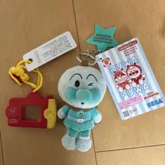 アンパンマンミュージアム ぬいぐるみマスコット チョコミント　アンパンマンカメラのサムネイル