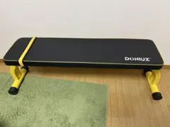 DONIUZ トレーニングベンチ 黒/黄