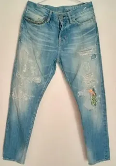 HYSTERIC GLAMOUR　XS　ダメージデニム　ヒステリックグラマーのサムネイル