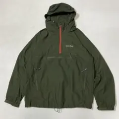 美品】モンベル O.D.アノラック L ライムグリーン / 撥水軽量 - メルカリ