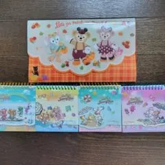 【メルカリ市限定出品】ディズニー　ダッフィー　メモ　メモ帳　まとめ売り