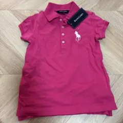 【新品タグ付き】RALPH LAUREN ポロシャツ ピンク 120cm