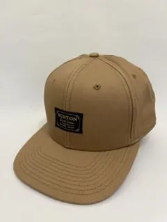 【BURTON】ベージュ キャップ フラットバイザー