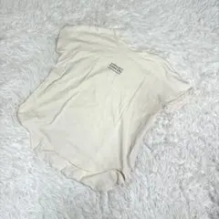 シンプリシテェ フリーサイズ 半袖カットソー ロゴＴシャツ ベージュ 綿 通勤のサムネイル