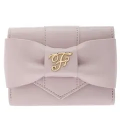 【美品】Maison de FLEUR ピンクFリボンウォレット