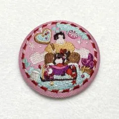 ディズニー　刺繍缶バッジ　シュガーラッシュ