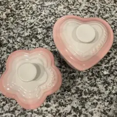Le Creuset ハート＆フラワー ココットセットのサムネイル