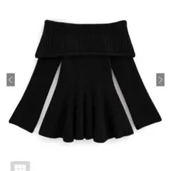 GRLオフショルダーペプラムニットトップス