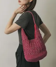 SENSE OF PLACE センスオブプレイス メタリックヤーンバッグ