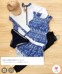 新品ラッシュガード水着5点セット