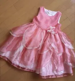 Youngheart フラワーモチーフ ピンクドレス