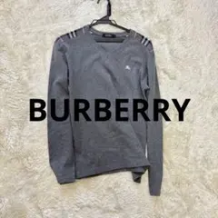 美品 BURBERRY ブラック レーベル ホースロゴ 刺繍 長袖 チェック