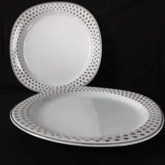 ノリタケ Noritake Versatone 花柄皿 2客 パスタ皿 大皿