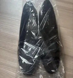 AOKI黒パンプスヒール低め24.5センチ新品未使用
