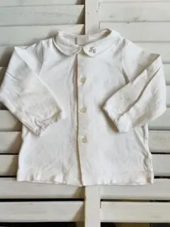 美品 90 タルティーヌエショコラ ブラウス シャツ 白ホワイトTartine