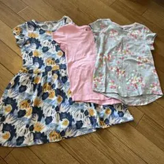 3枚セット　女の子　ワンピース　半袖　まとめ売り