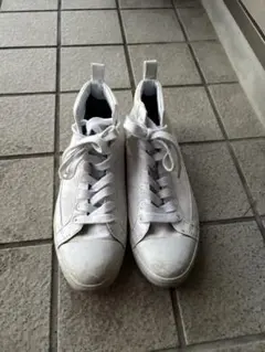 ラルフローレン RALPH LAUREN ホワイト ハイカット スニーカー