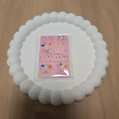 サンリオキャラクターズトレーディングミニタイルシール　ウサハナ