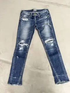 Rodeo Crowns ダメージスキニーデニム 【美品】✨【サイズ26】