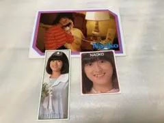 河合奈保子　ポストカード　雑誌付録カード