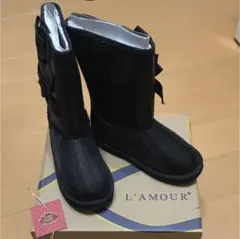ブーツ 19cm ラムール スィートルーム 新品