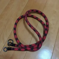 【未使用】 赤黒チェック スマホショルダーストラップ