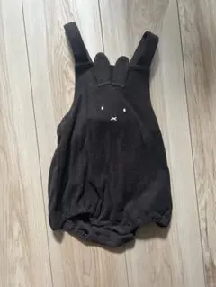 プティマイン　ミッフィ　ブラウンロンパース