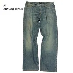 AJ ARMANI JEANS ストレートデニムライトブルー イタリア製