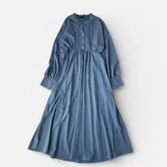 美品】ウィムガゼット 比翼 とろみ シャツ ワンピース ライトコート