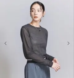 【美品】カノコシアー ロングスリーブ Tシャツ