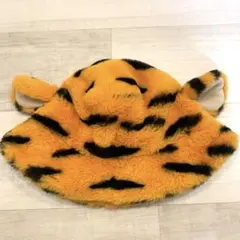 ティガー　耳付き もこもこ 帽子 ファンキャップ バケハディズニー