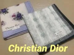 【新品•未使用】　Christian Dior / ディオール　ハンカチ　２枚のサムネイル