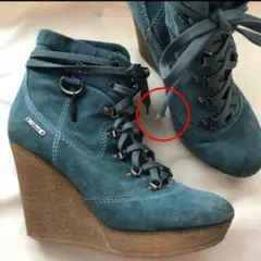 ディーゼル ショートブーツ DIESEL 水色 スカイブルー スニーカーブーツ