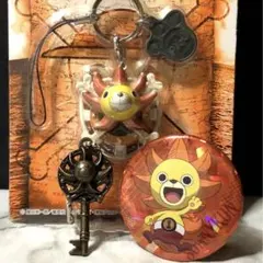 ワンピース　サニー号　ストラップ　缶バッジ　鍵 メタルキーチェーン　希少