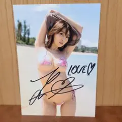 近代麻雀水着祭 佐々木萌香 直筆サイン ワイドチェキ - メルカリ