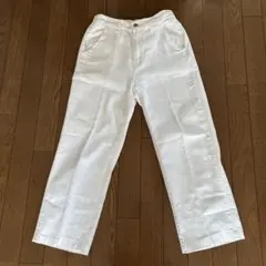 ホワイト ストレートデニム