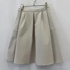 「セール」FOXEYベージュ プリーツスカート Size40