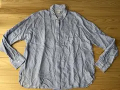 H&M エイチアンドエム レディース ストライプ 長袖シャツ 34