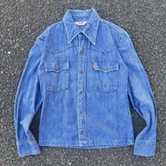 70s Levi's デニム ウエスタンシャツ