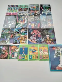 機動戦士ガンダム　初期シリーズ　昭和レトロ　シールとセロハン