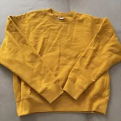 ユニクロ Uniqlo U クロップドスウェット セーター イエロー XL