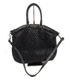 タグ付き新品 COACH 70周年記念 キルティングバッグ ブラック 13634